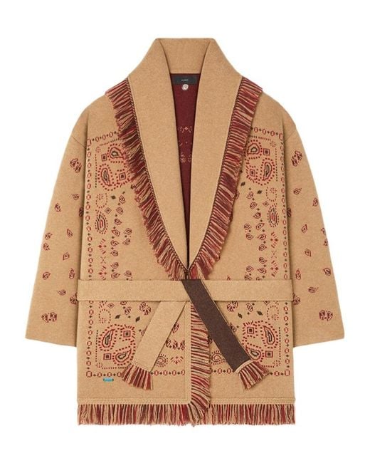 Alanui Brown Long-Sleeve Cardigan