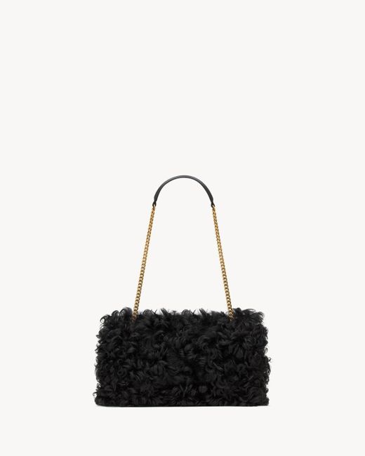 Saint Laurent Black Jamie Medium Shoulder Bag