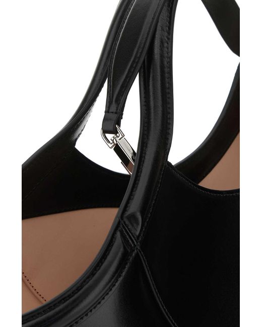 Alexander McQueen Black Logo Printed Tote Bag