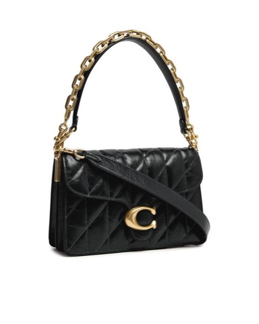 COACH Black Tabby Chain Shoulder Bag