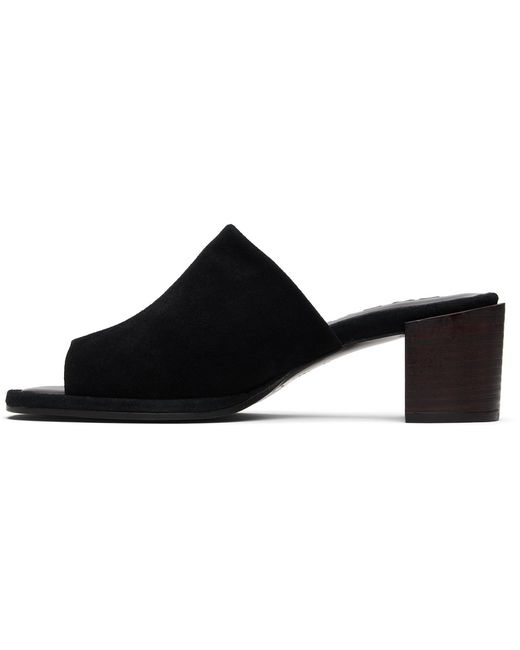 By Far Black Francisco High-Heeled Sandals