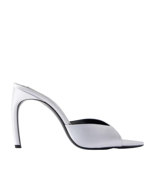 Victoria Beckham White Harlow Open-Toe Sandals