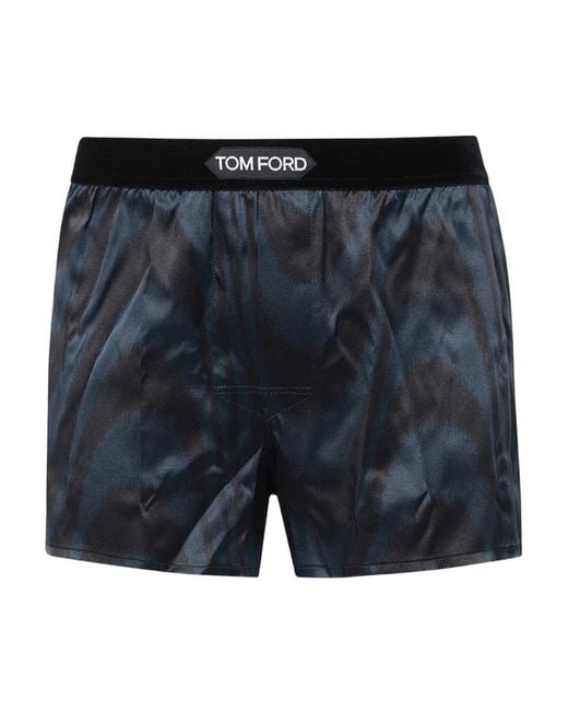 Tom Ford Blue Logo Underwear for men