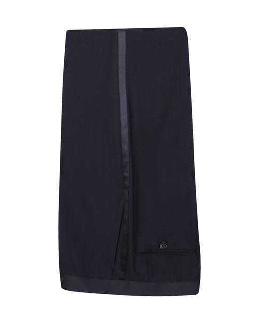 Canali Blue Single-Breasted Two-Piece Suit for men