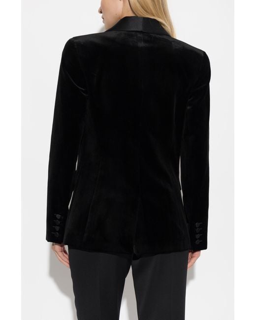 Balmain Black Long-Sleeve Blazer