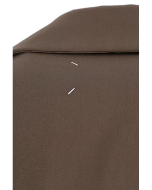 Maison Margiela Brown Classic Trench Coat for men