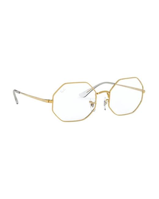 Ray-Ban White Metal Occhiali Da Vista for men