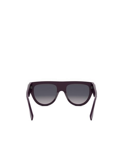 Fendi Multicolor Eyewear Shield Frame Sunglasses