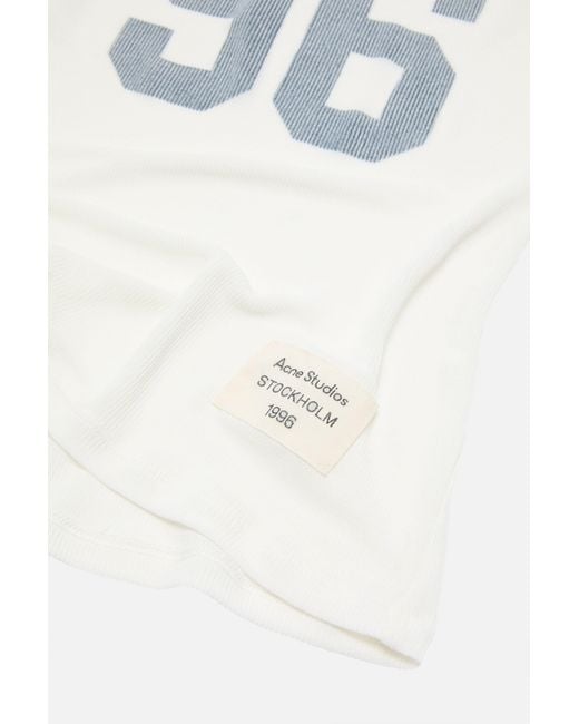 Acne Blue Sleeveless Tank Top