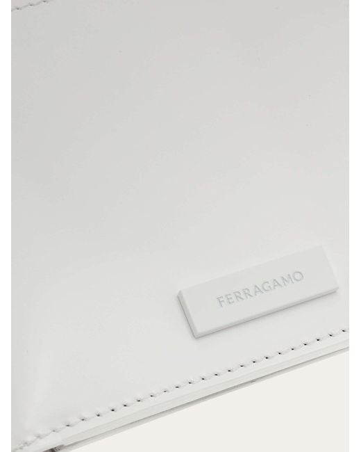 Ferragamo White Logo Wallet for men