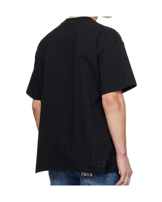 Ksubi Black Logo-Motif T-Shirt for men