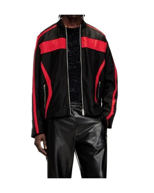 DIESEL Red J-Adam-Pdai Zip Jacket for men
