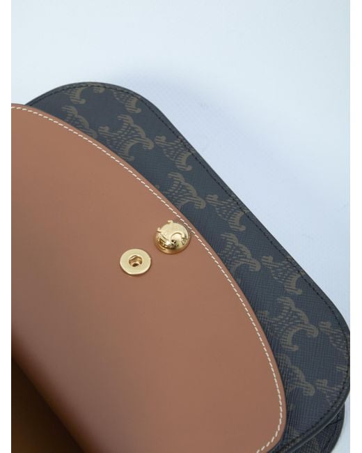 Céline Multicolor Duo Wallet On Strap