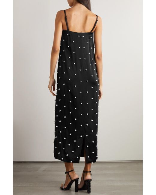 Givenchy Black Embellished Mid-Length Dress