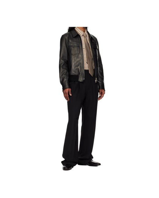 Tom Ford Black Martin Loafers for men