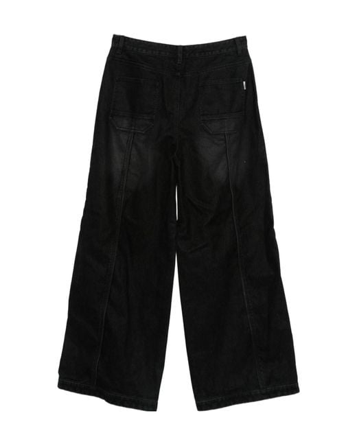 Juun.J Black Split-Seam Jeans for men