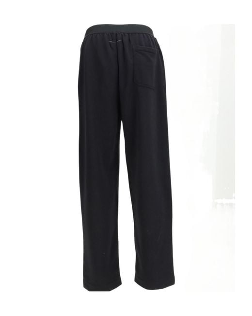 MM6 by Maison Margiela Blue Elasticated Sweatpants for men