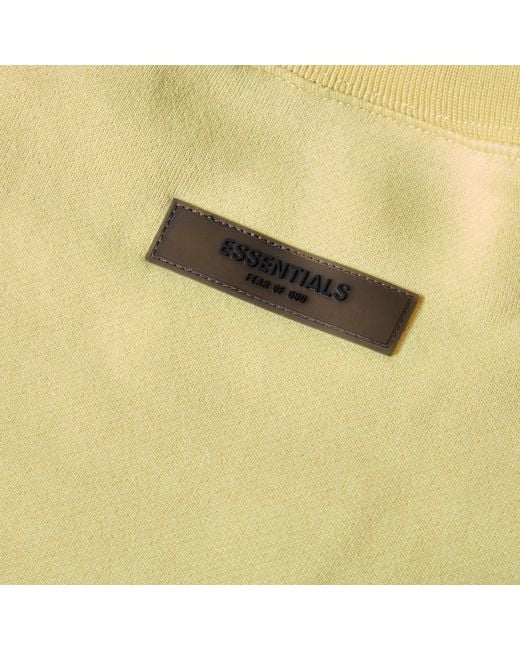Fear Of God Yellow Long-Sleeved Ribbed Sweatshirt for men