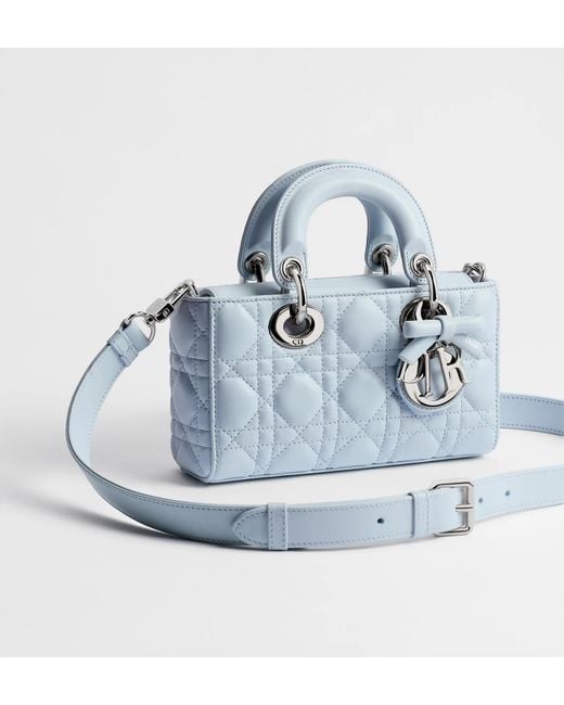 Dior Blue Mini Lady D-Joy Shoulder Bag