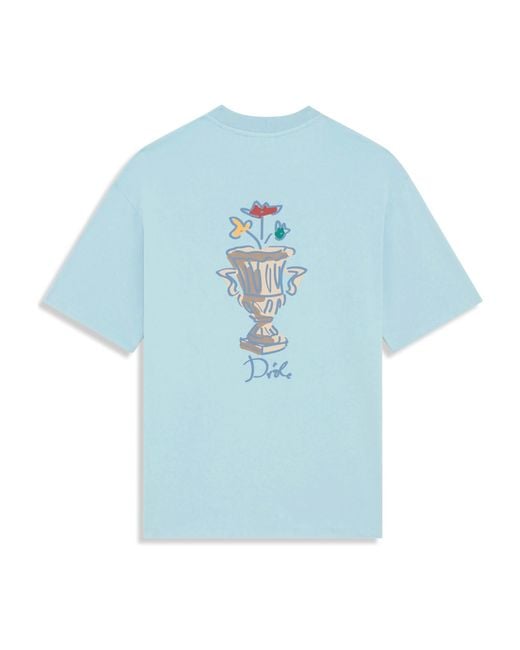 Drole de Monsieur Blue Drôle De Monsieur Le Vase Crewneck T-Shirt for men