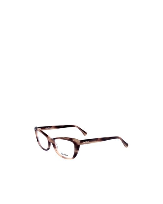 Max Mara White Cat-Eye Glasses