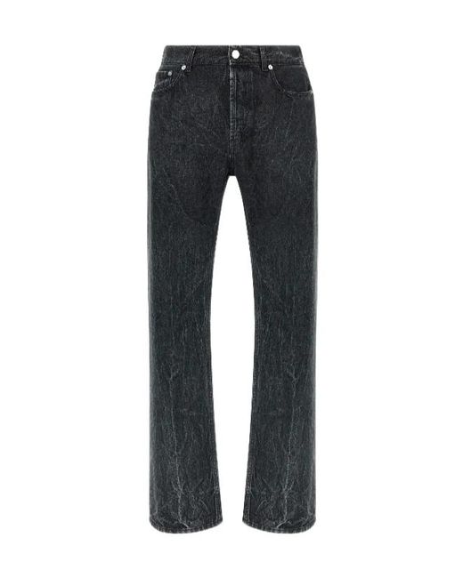Séfr Gray Buttoned Jeans for men