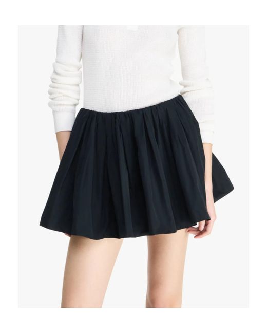 J.W. Anderson Black Jw Anderson Gathered Circle Skort