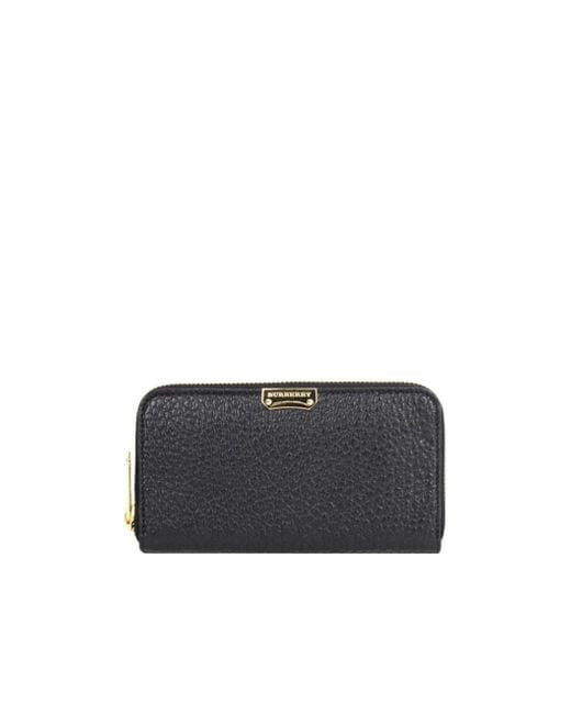 Burberry Black Logo Details Wallet