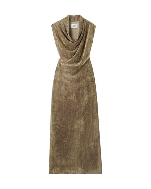 TOVE Natural Sleeveless Dress