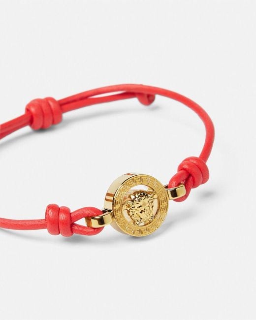 Versace White Medusa '95 Pull-On Bracelet for men