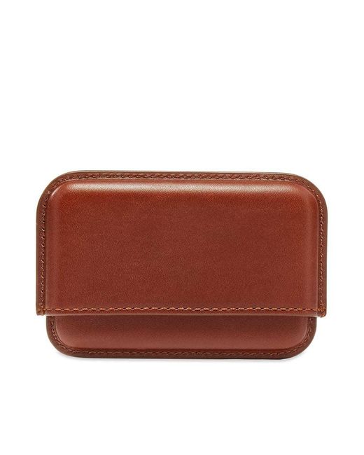 A.P.C. Red Magna-Carter Cardholder for men