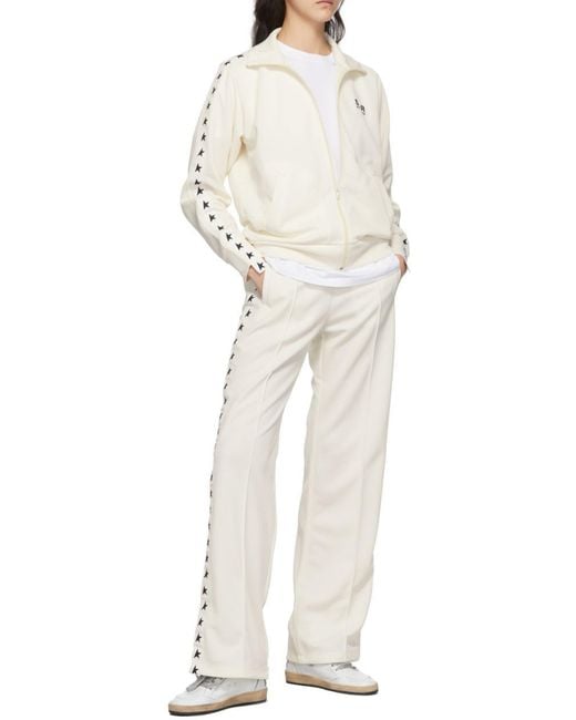Golden Goose Deluxe Brand Natural Star Logo Printed Jacket