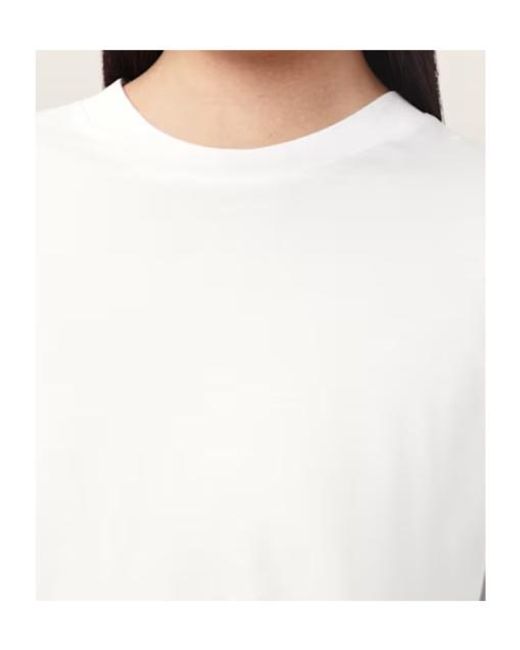 AllSaints White Fuse Oversized Etta T-Shirt