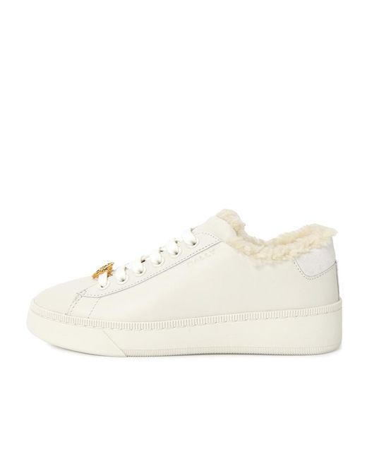 Bally Natural Round-Headed Sneakers