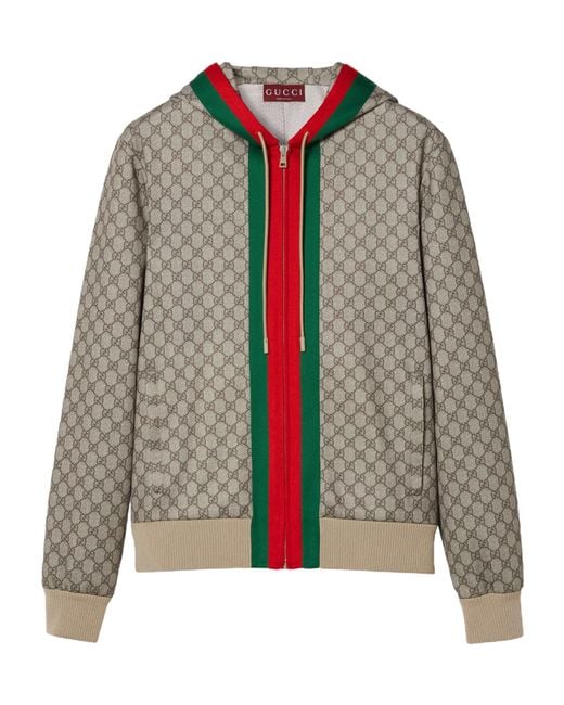 Gucci Brown Jacket With Monogram for men