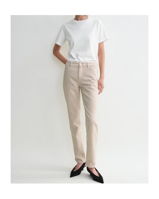 Totême Natural Belt-Loop Jeans