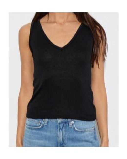 Rag & Bone Black Sleeveless Top