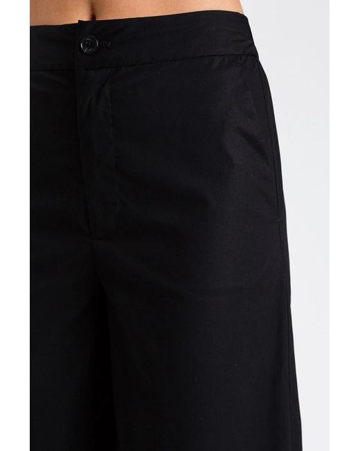 Twinset Black Wide-Leg Trousers