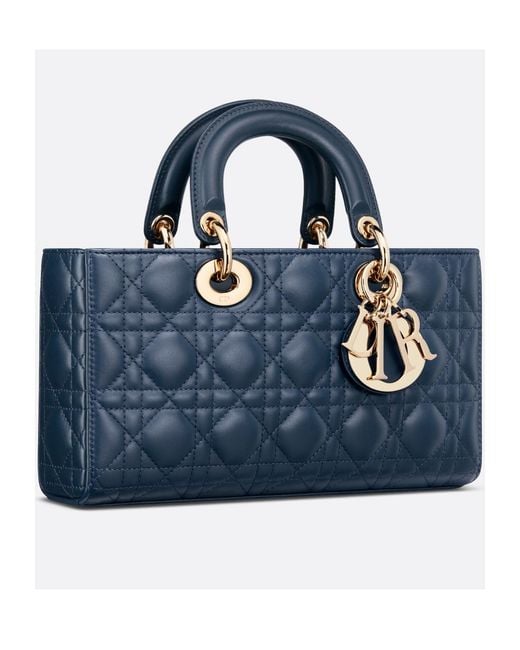 Dior Blue Medium Lady D-Joy Bag