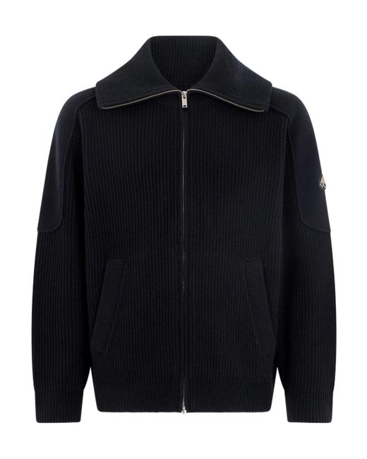Moose Knuckles Blue Colson Cardigan for men