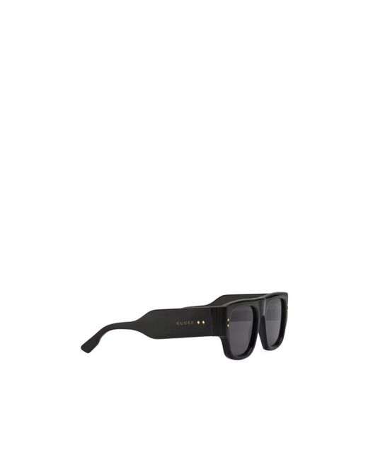 Gucci Gray Eyewear Square Frame Sunglasses for men