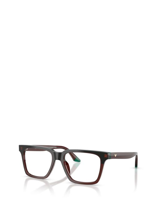 Emporio Armani White Square-Frame Glasses for men