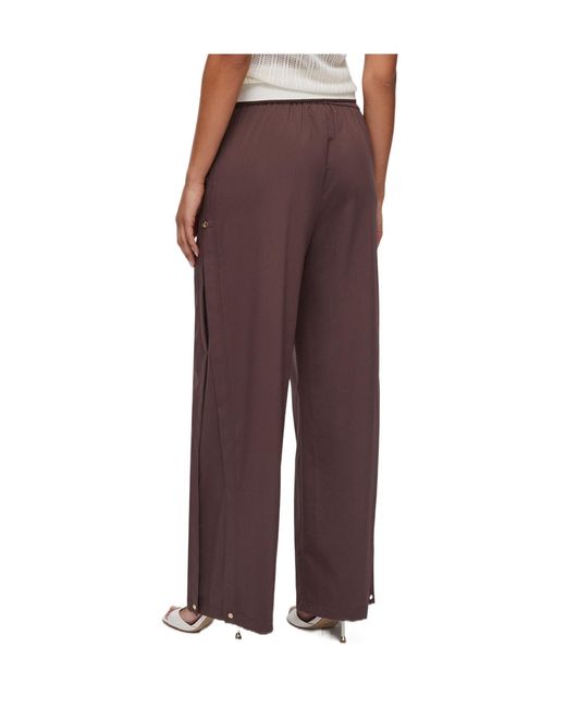 Liu Jo Brown Slit Details Trousers