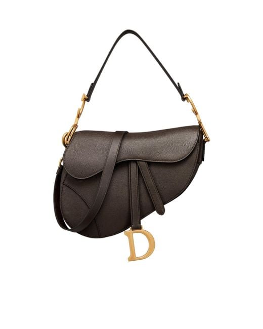 Dior Brown Saddle Bag With Strap