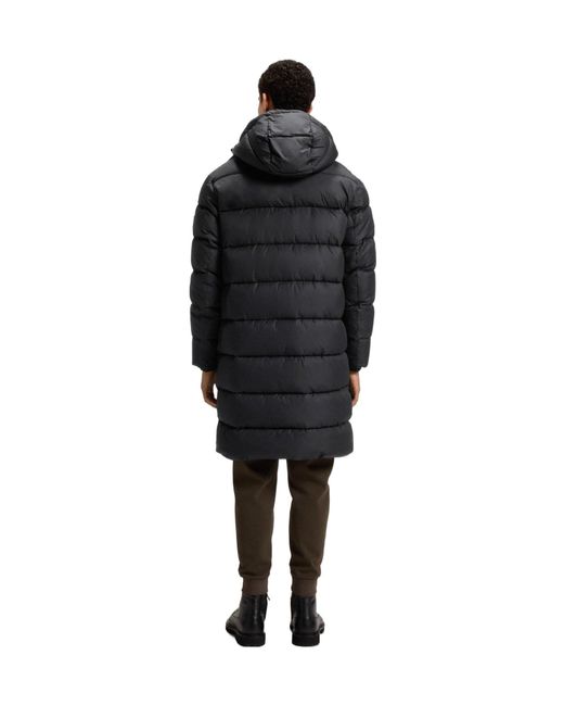 Boss Gray Solid Color Down Jacket for men