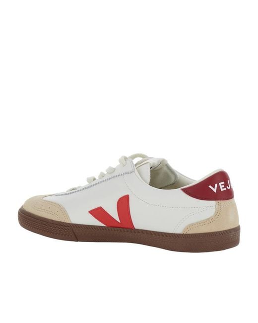 Veja Pink Volley O T Lace-Up Sneakers for men