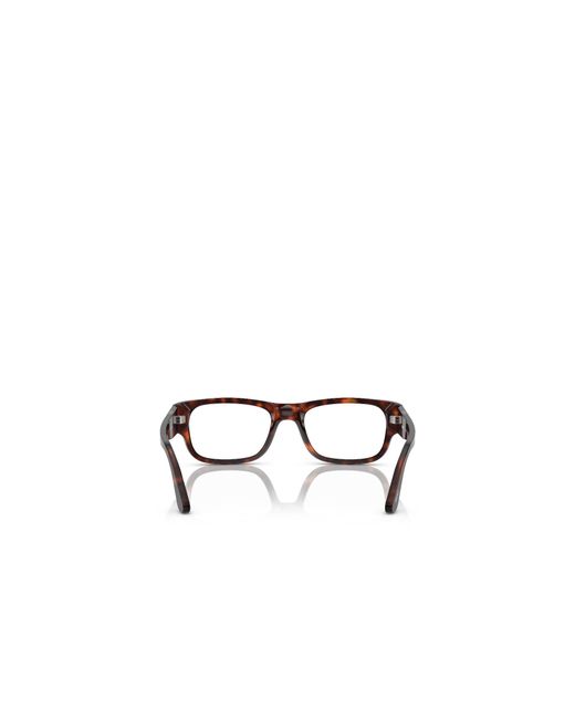 Persol Black Logo Flat Mirror for men