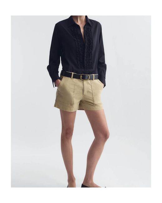 Nili Lotan Blue Nathael Shirt
