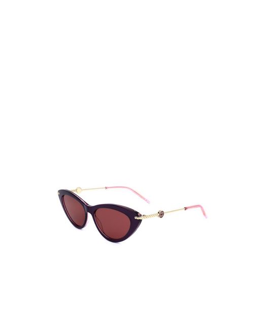 Elie Saab Purple Cat-Eye Frame Sunglasses