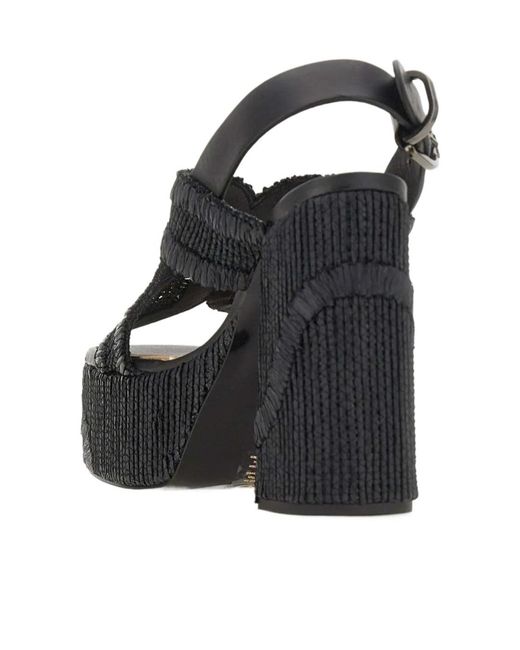 Castaner Blue Castañer Francina Platform Heeled Sandals